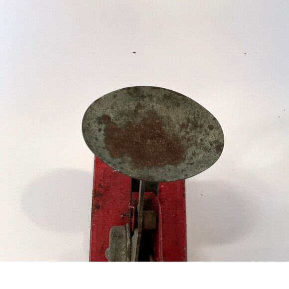 Amazing Vintage Jiffy Way metal egg scale GUC good graphics - Picture 7 of 9